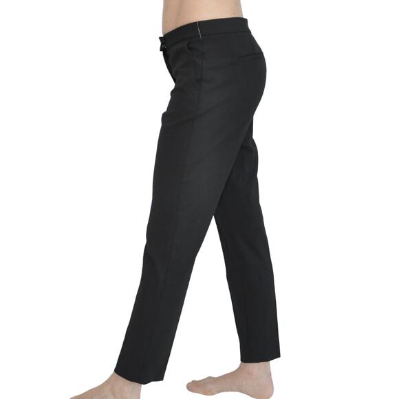 Michael Kors Crepe Stretch Casual Dress Pants Straight Leg Black 4/6/8 Nwt $195 - Picture 1 of 6